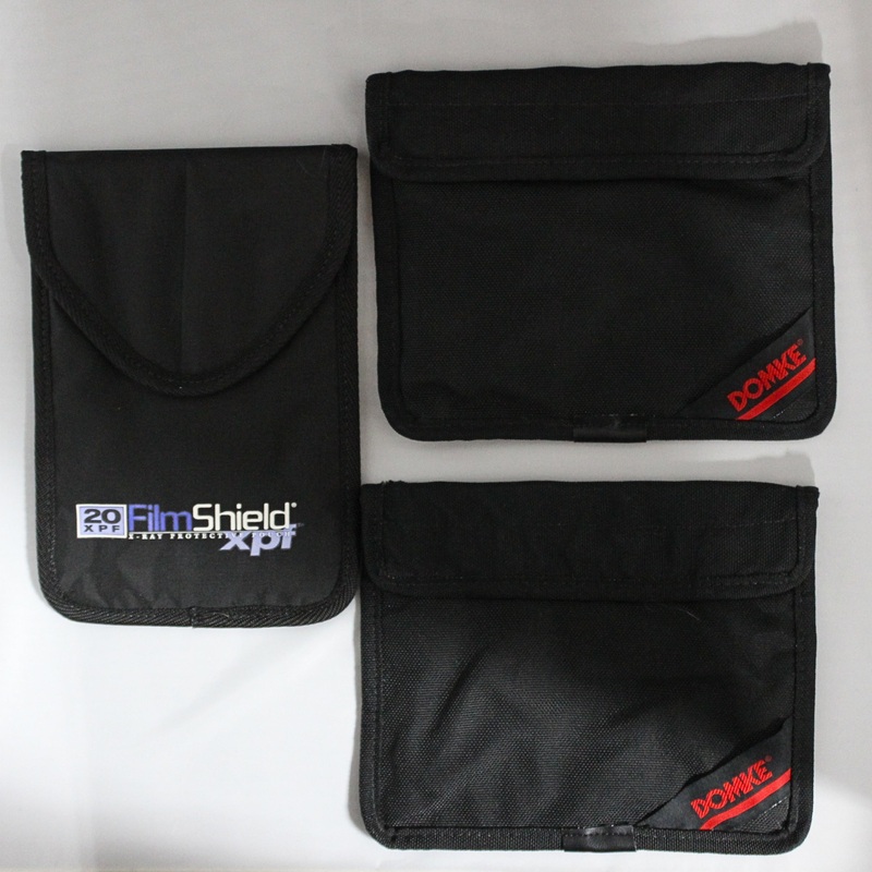 2 Domke X-ray Protective Pouch, 1 20XPF FilmShield X-ray Protective Pouch