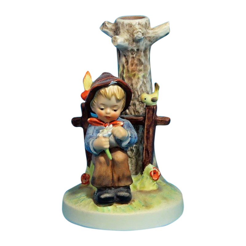 Hummel Candle Holder: She Loves Me She Loves Me Not - 678