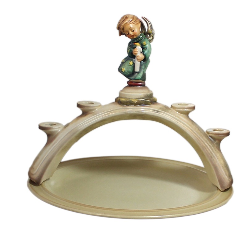 Hummel Figurine: Angel Lights - Candleholder & Plate - 241