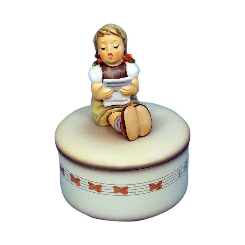Hummel Figurine: Girl With Sheet Music - Candy Bowl - IV/389