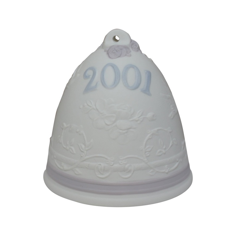 Lladr Figurine: 16718 Christmas Bell 2001