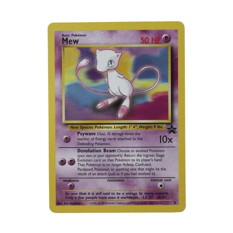 Pokemon Single Card: Mew #8 Black Star Promo