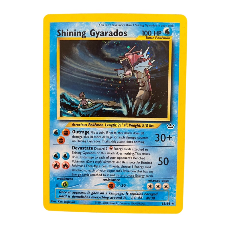 Pokmon Card: Neo Revelation Shining Gyarados  Rare Holo 65/64