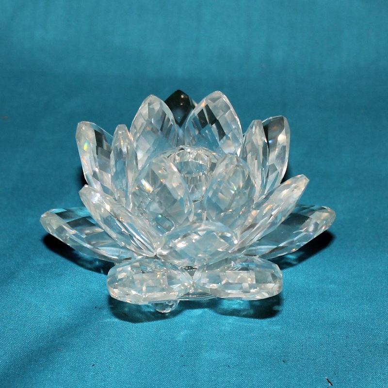 Swarovski Candleholder: 011867 Small Waterlily