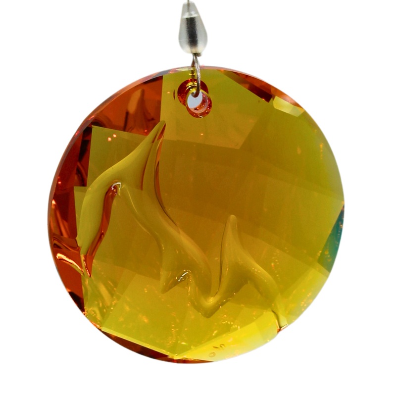 Swarovski Crystal: 1017151 Window Ornament | Fire | SCS