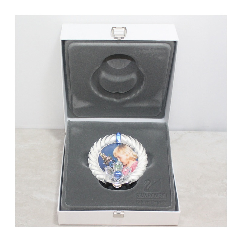 Swarovski Crystal: 207892 Blue Flower Picture Frame