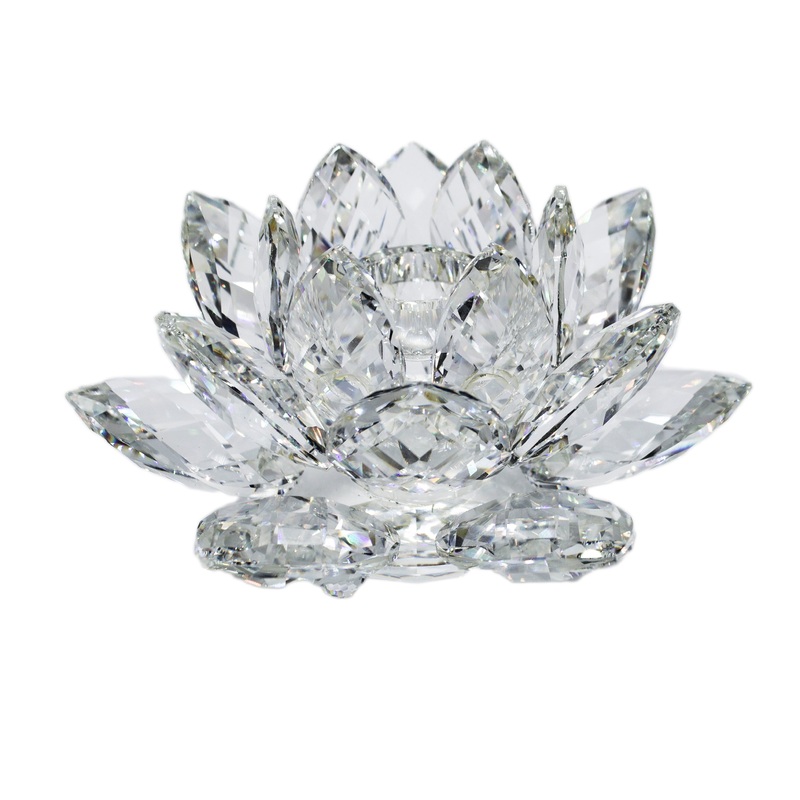 Swarovski Figurine: 119747 Waterlilly Candle Holder