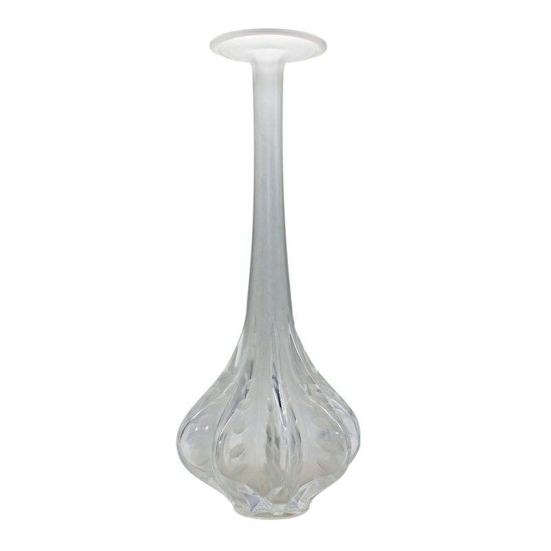 Lalique Vase: 12273 Flower Claude