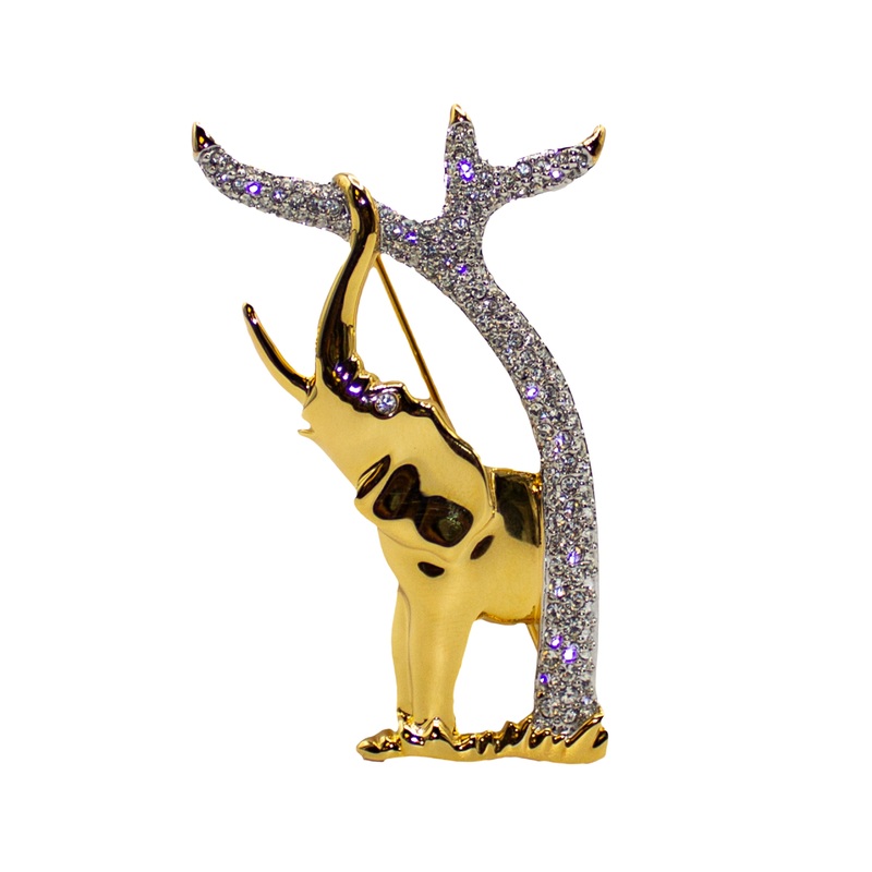 Swarovski Brooch: 8902448 SCS Elephant