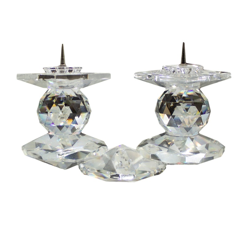 Swarovski Candle Holder: 010083 Pin Style Eurpoean