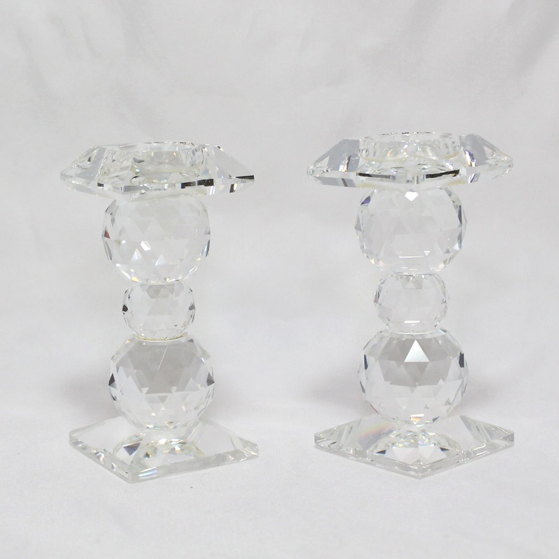 Swarovski Candleholder: 010073 Holy Set - US Version