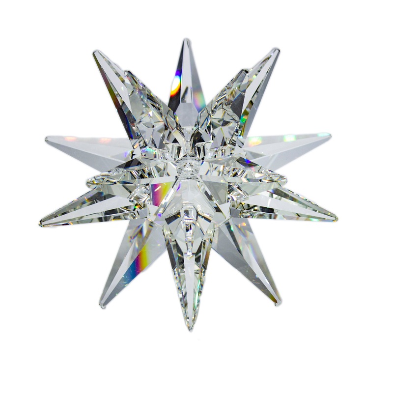 Swarovski Figurine: 013748 143L Large Star - Candleholder