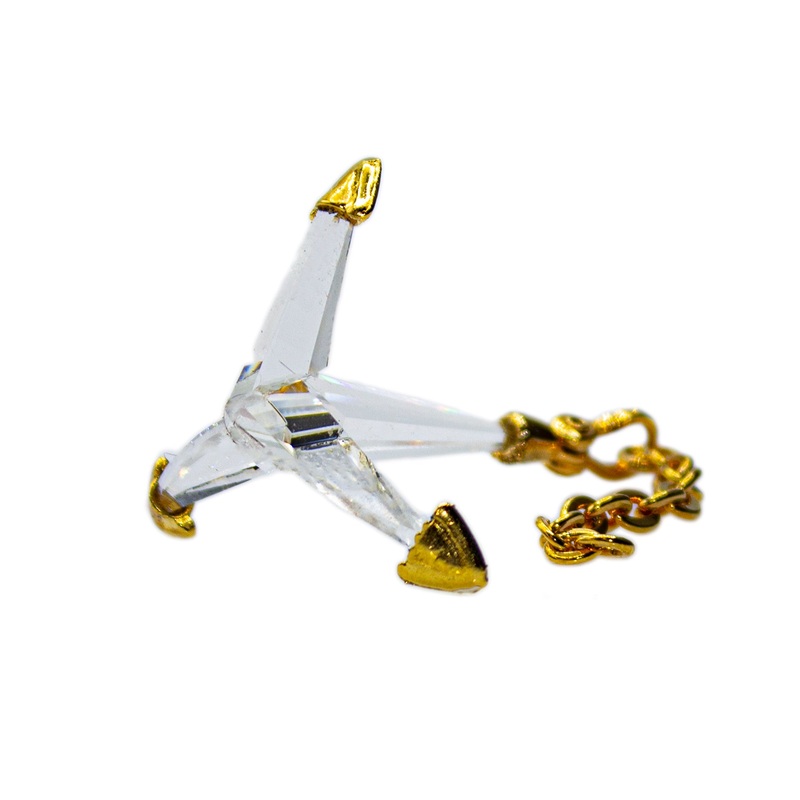 Swarovski Figurine: 174030 Gold Anchor