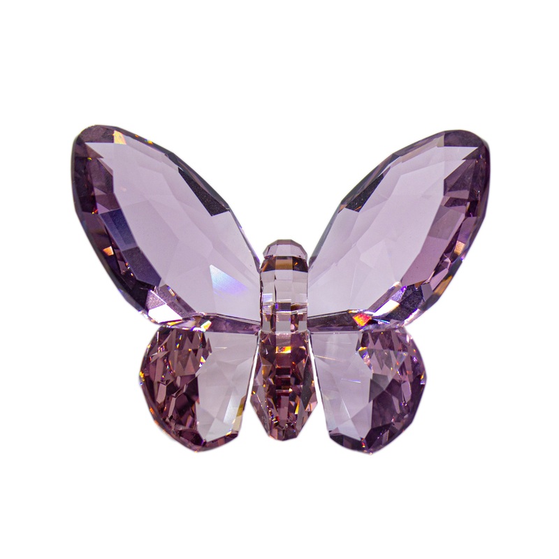 Swarovski Figurine: 855739 Brilliant Butterfly Light Amethyst