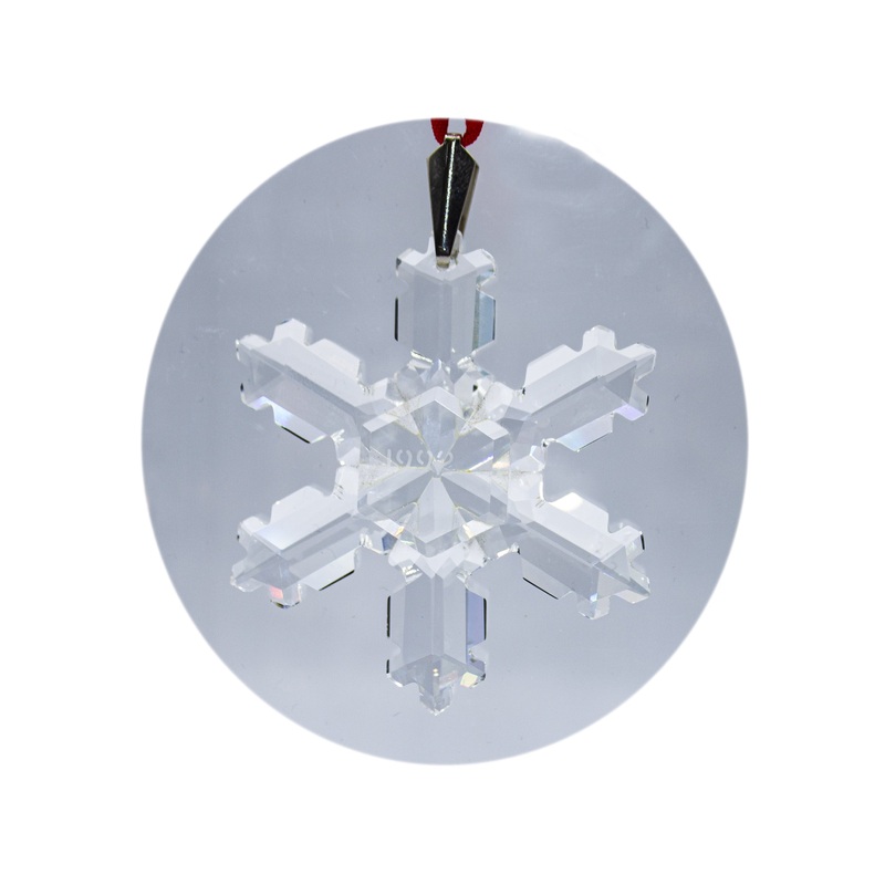 Swarovski Ornament: 168690 Christmas Snowflake - 1992