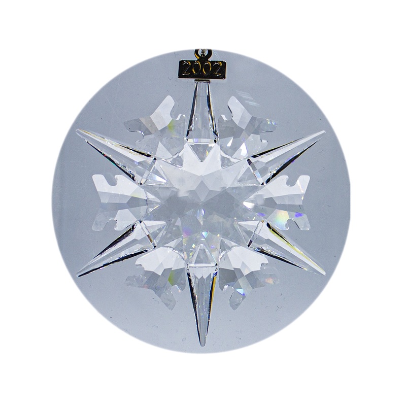 Swarovski Ornament: 288802 Christmas Snowflake - 2002