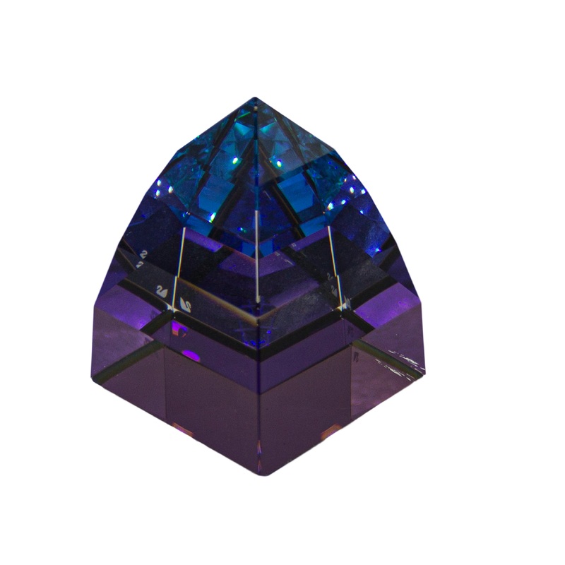 Swarovski Paperweight: 139464 Pyramid -  Bermuda Z