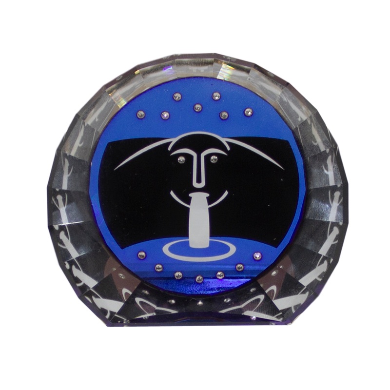 Swarovski Paperweight: 211709 Wattens KristalWelten Blue