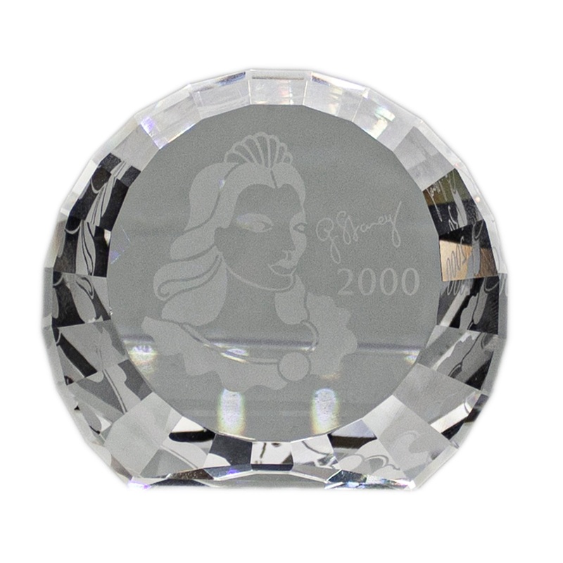 Swarovski Paperweight: 256855 2000 Large Columbine
