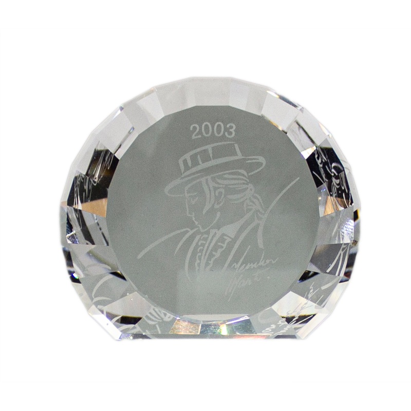 Swarovski Paperweight: 626588 Large Antonio Disc - 2003