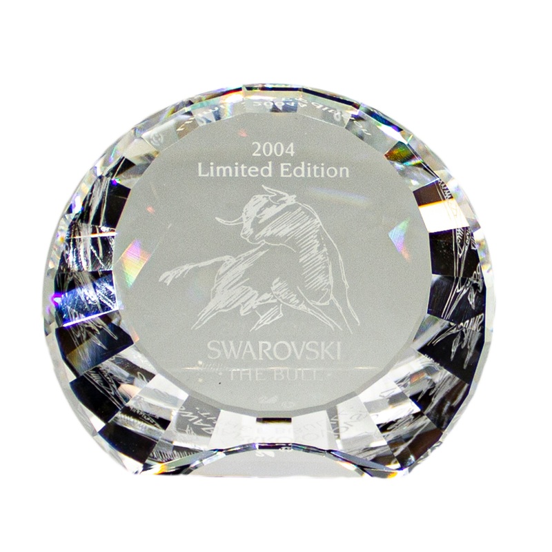 Swarovski Paperweight: 694624 Event Piece Bull - Clear