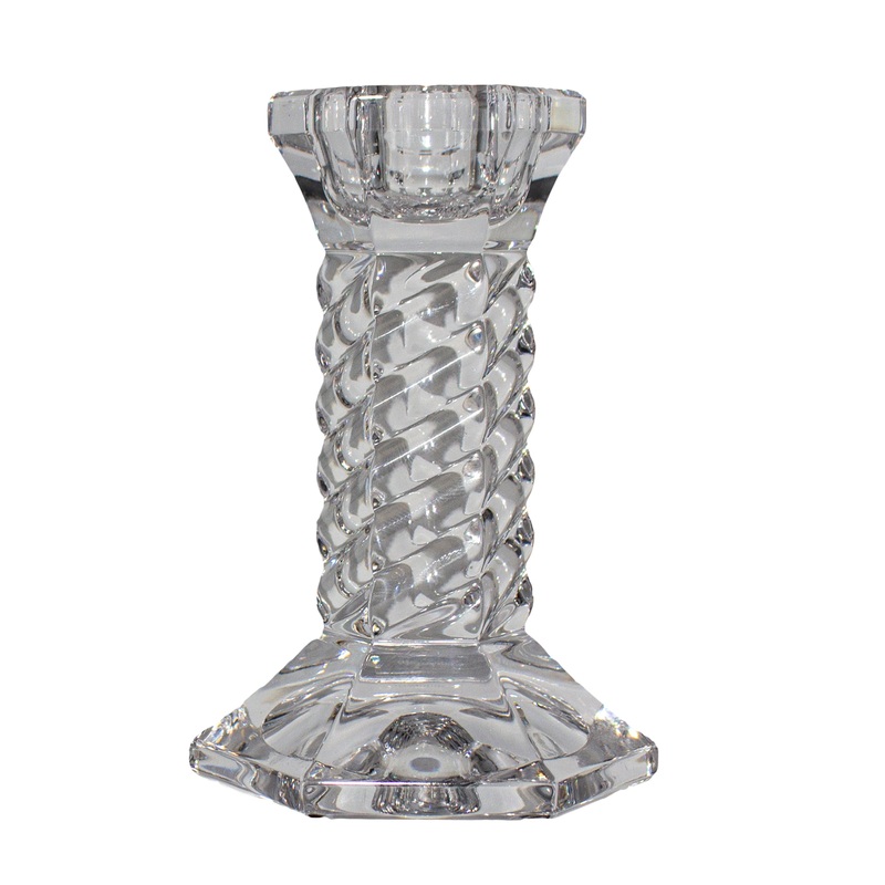 Waterford Candlestick: Monaco Twisted Stem 4"