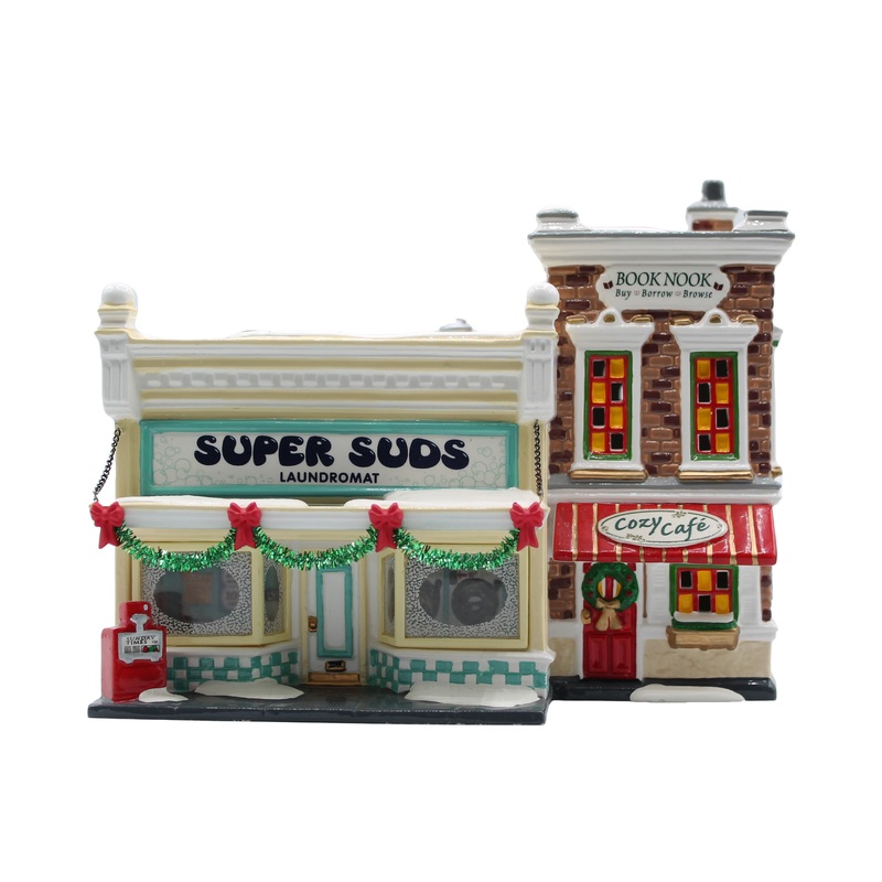 Department 56: 55006 Super Suds Laundromat