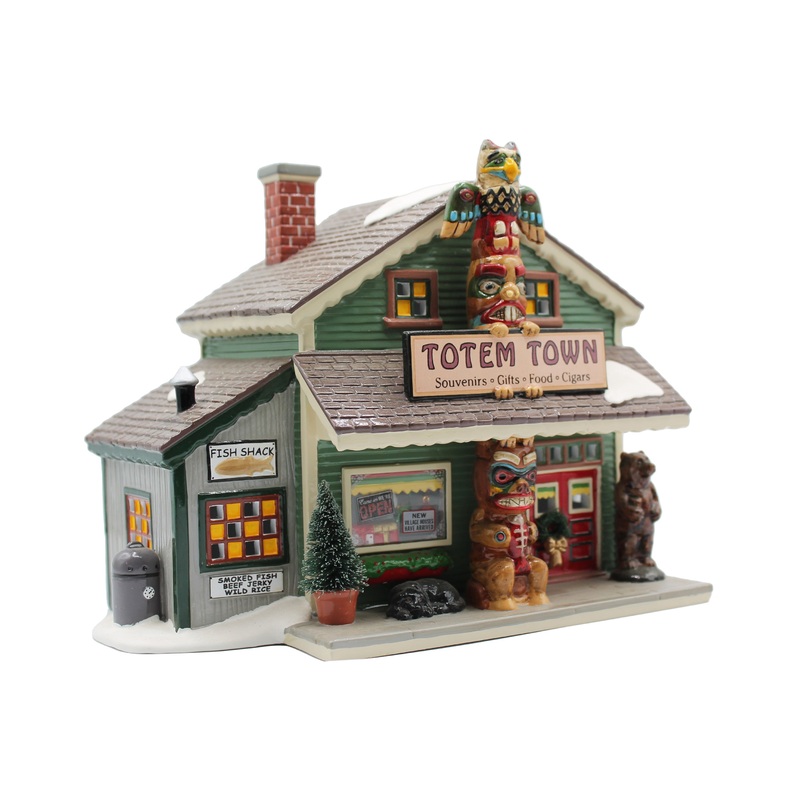 Department 56: 55053 Totem Town Souvenir Shop