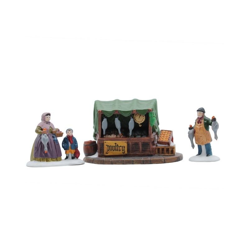 Department 56: 55590 Poultry Market - Set of 3