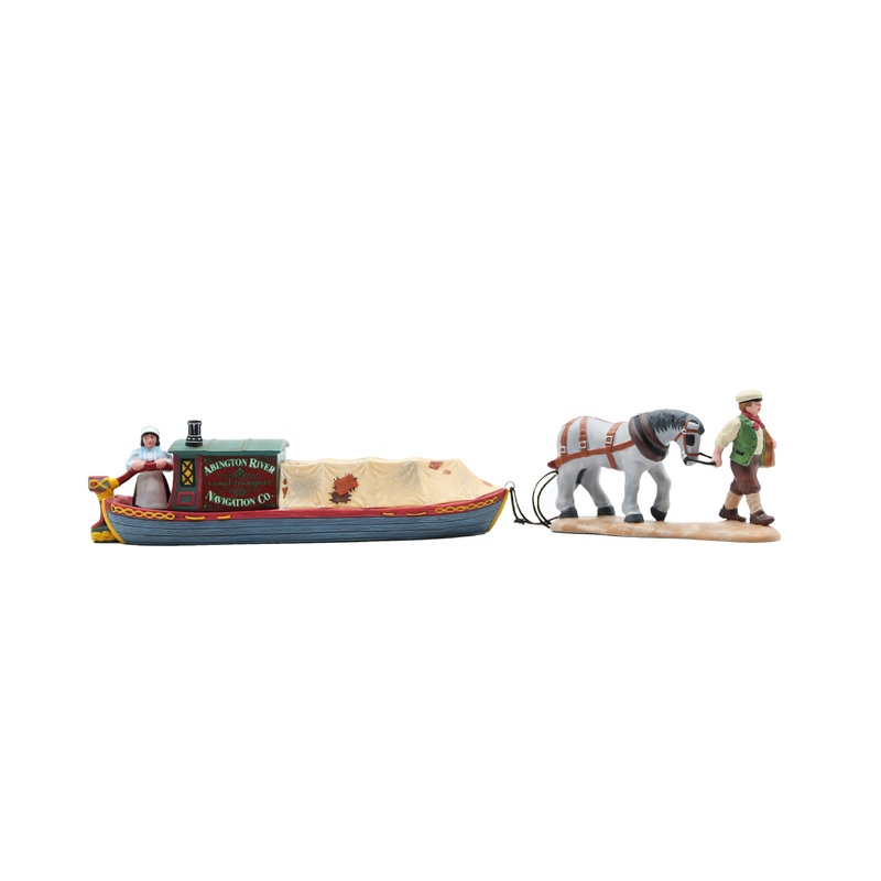 Department 56: 58522 Abington Canal Boat - Set of 2