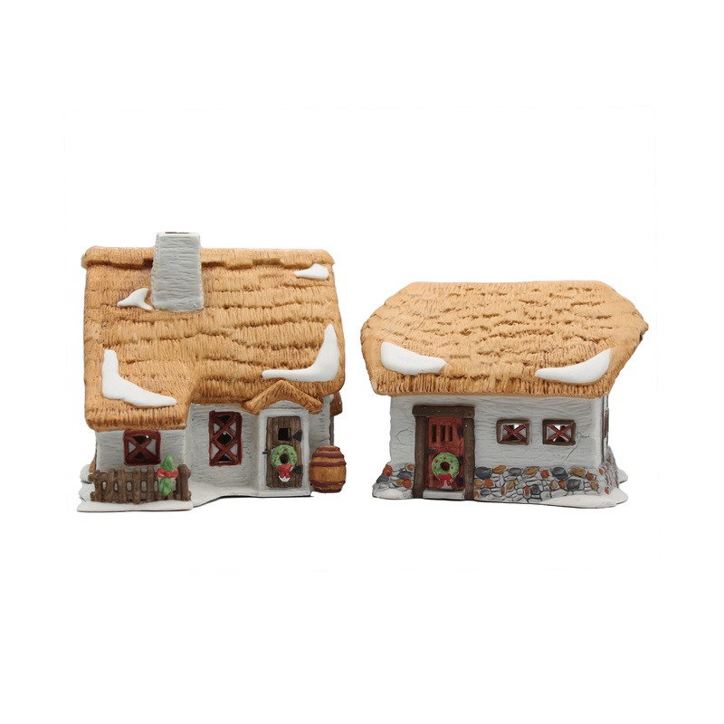 Department 56: 59005 Barley Bree Barn - Set of 2