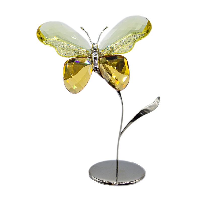 Swarovski Crystal: 861934 Almina Butterfly - Jonquil