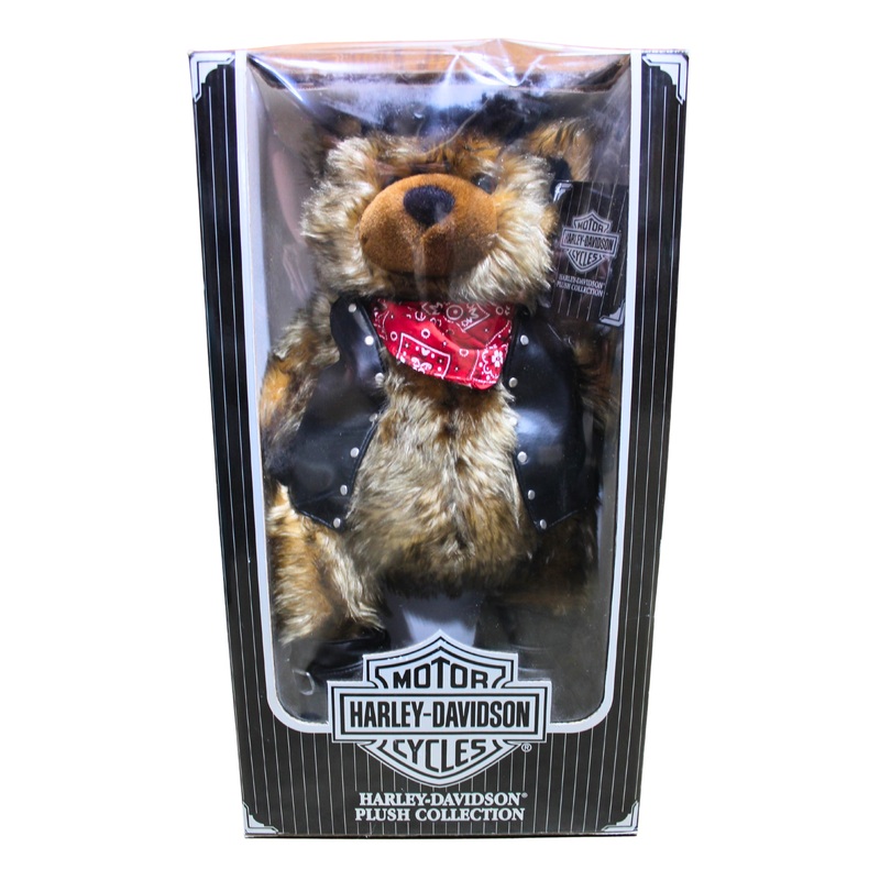 Harley-Davidson Plush Collection  GH4304 | Brown with Cap & Boots - Gift Bear