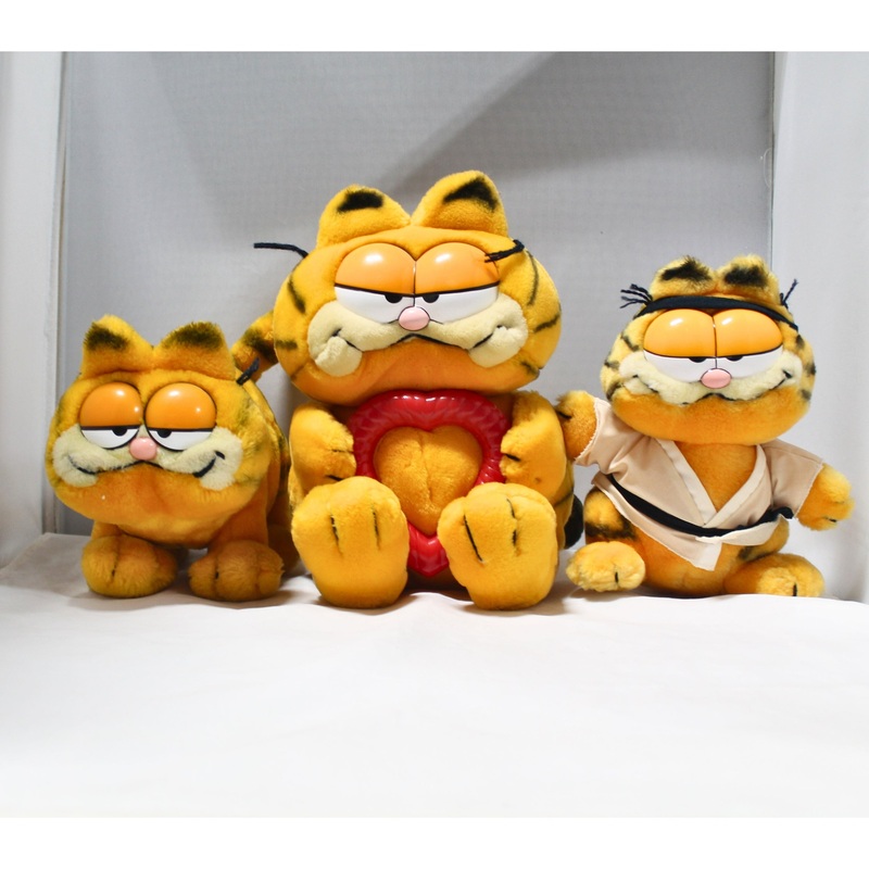 Lot of 3: Nickelodeon's Garfield Stuffed Animals