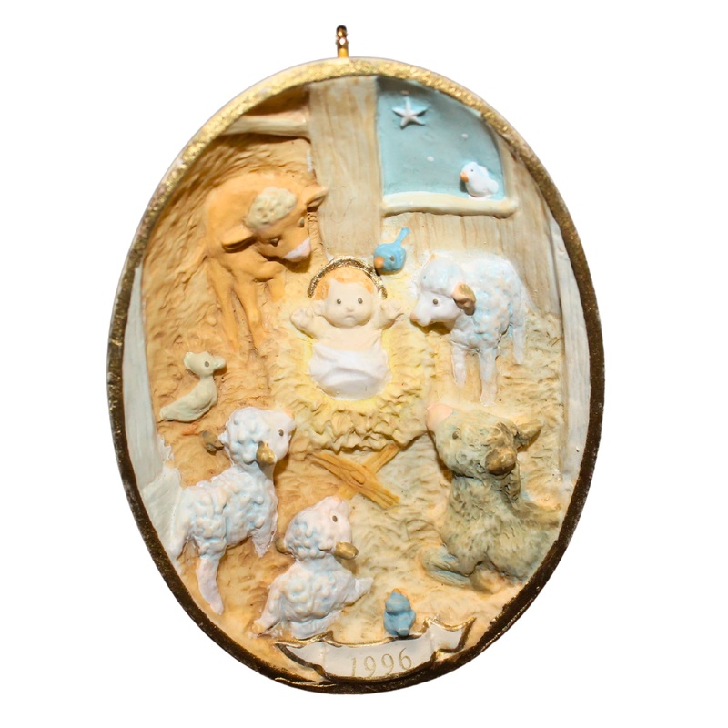 Hallmark Ornament: 1996 Welcome Him  | QX6264