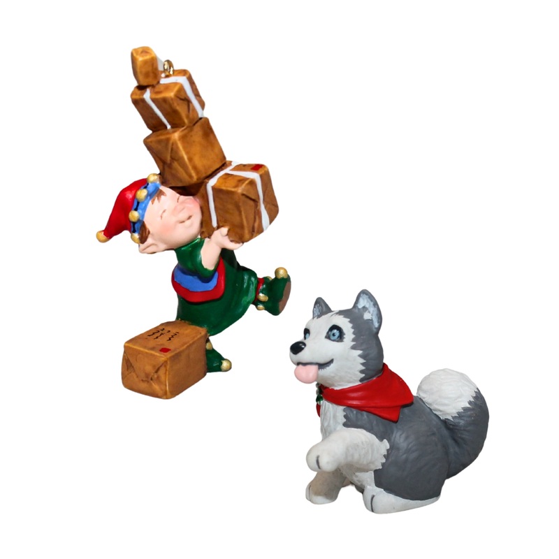 Hallmark Ornament: 2001 With Help From Pup | QXC4565