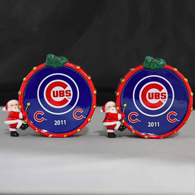 Lot of 2: MLB 2011 Cubs Ornaments | Mint condition
