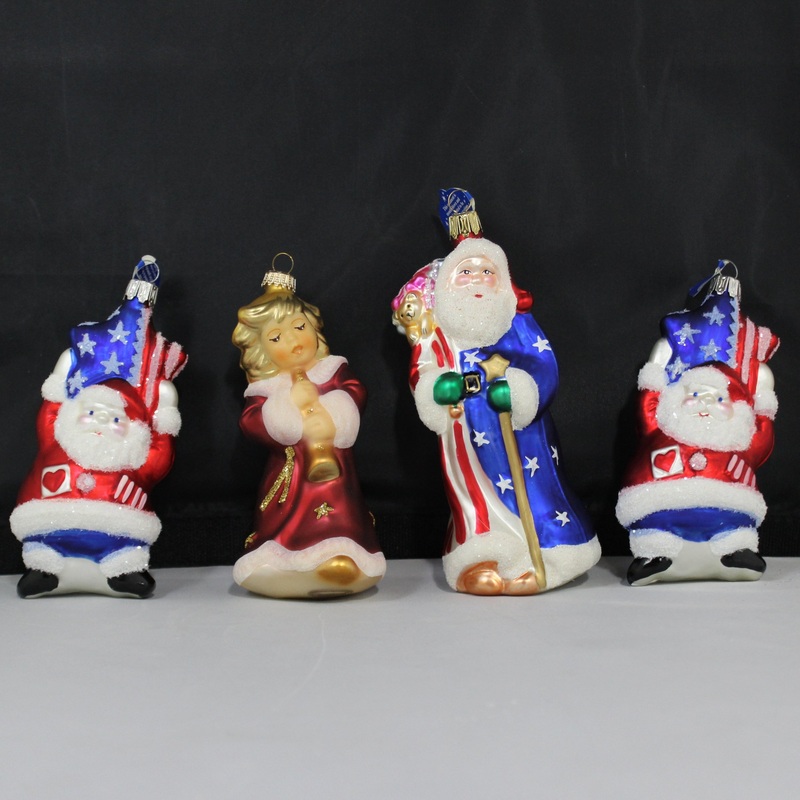 Lot of 4: Goebel Ornaments