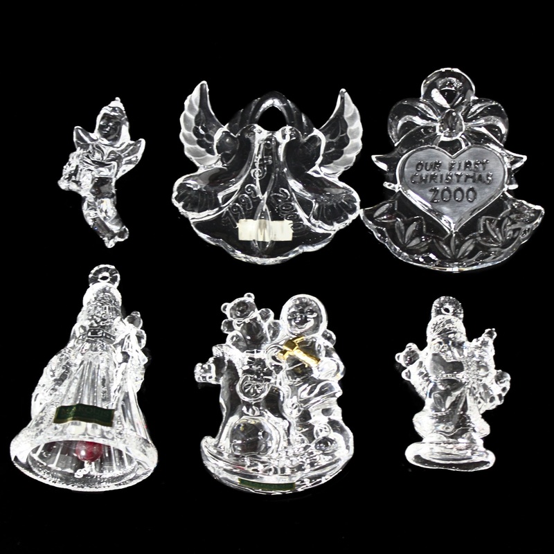 Lot of 6: Marquis Waterford Crystal Ornaments