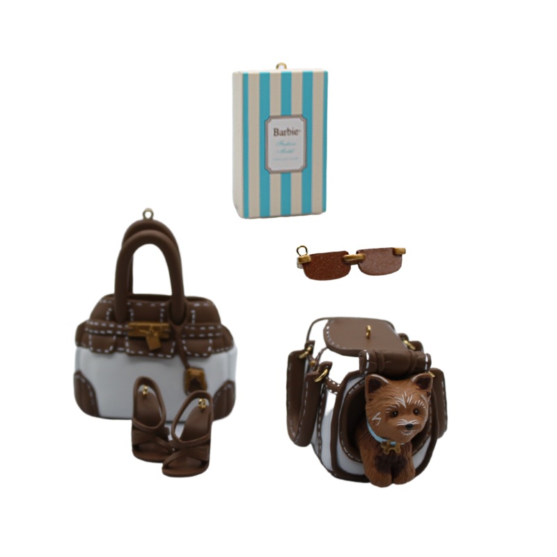 Hallmark Ornament: 2006 Barbie Fashin Pup Ornament Set