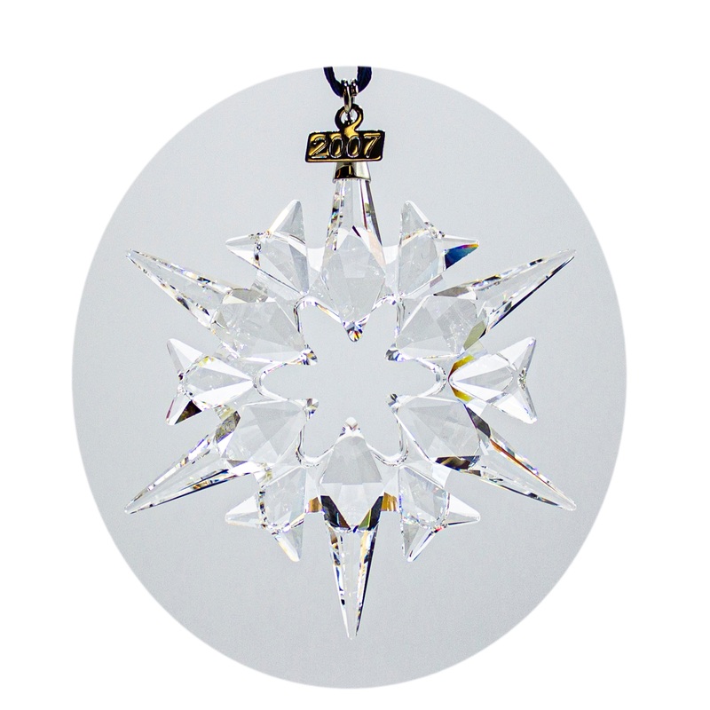 Swarovski Ornament: 872200 Christmas Snowflake - 2007