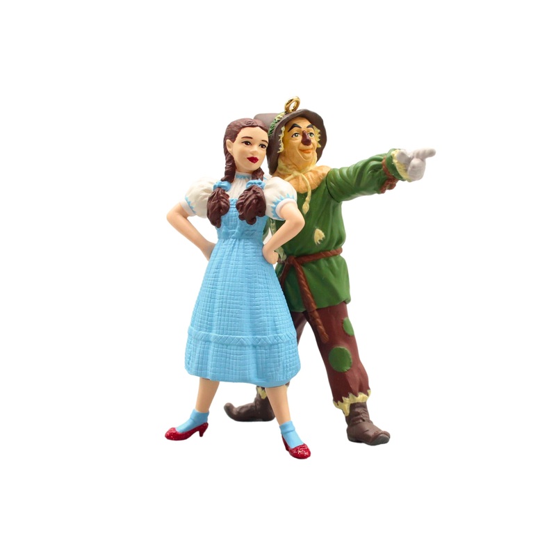 Hallmark Ornament: 2002 Dorothy and Scarecrow | QX8246 | Wizard of Oz