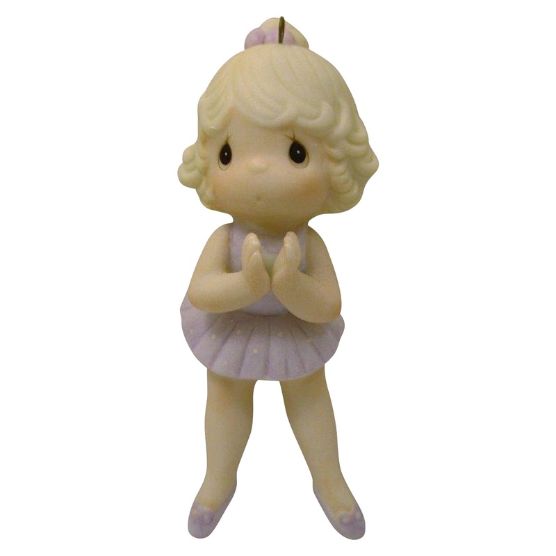 Precious Moments Ornament: 102423 Lord, Keep Me on My Toes