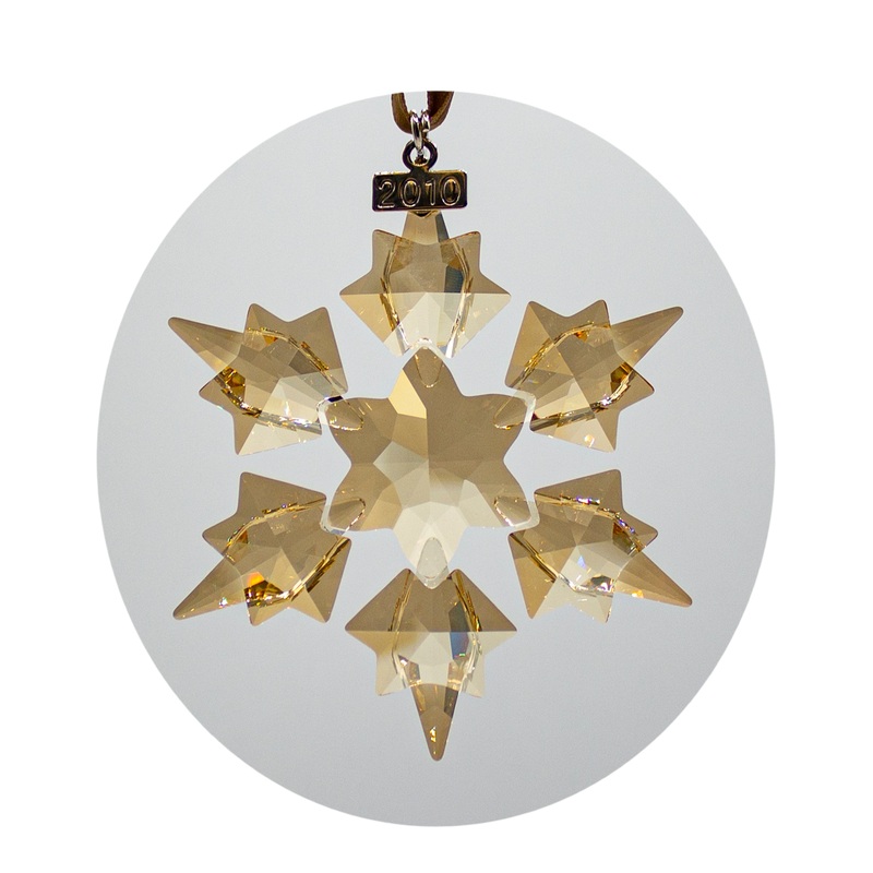 Swarovski Ornament: 1054560 SCS Christmas Snowflake - 2010