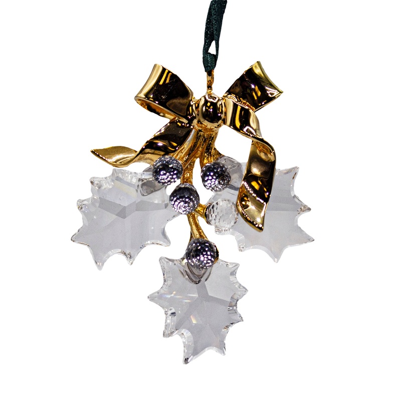 Swarovski Ornament: 203080 Christmas Memories Holly