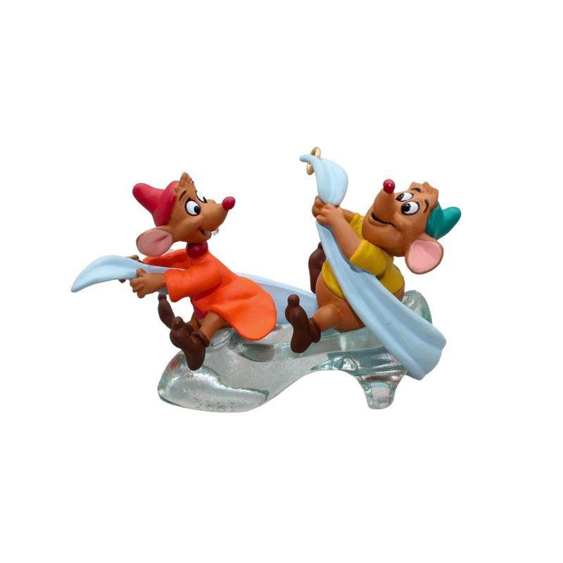 Hallmark Ornament: 1997 Gus and Jaq | QXD4052 | Cinderella