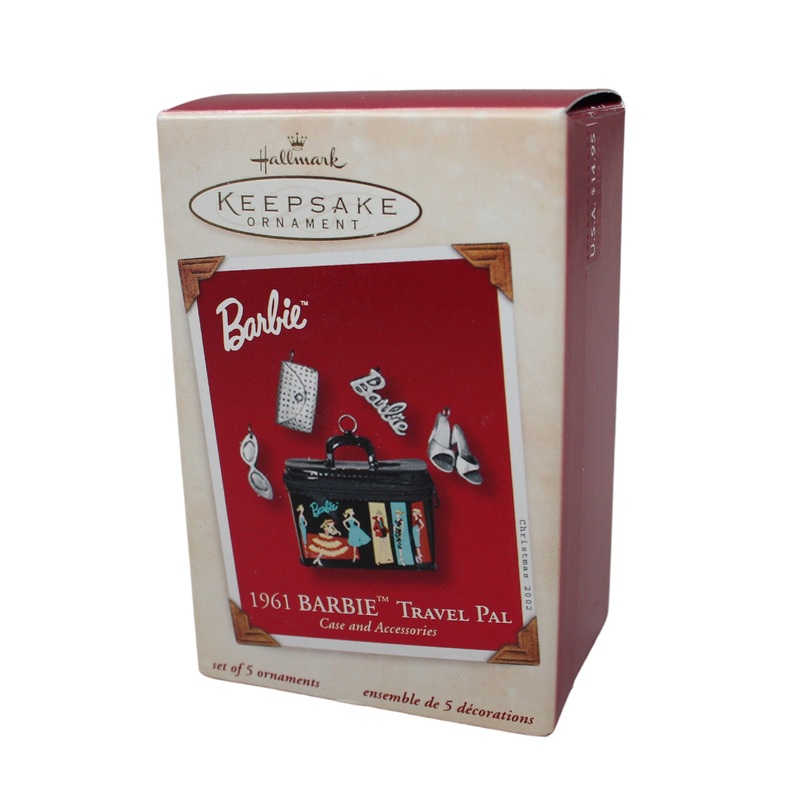 Hallmark Ornament: 2002 1961 Barbie Travel Pal | QX8293 | Barbie