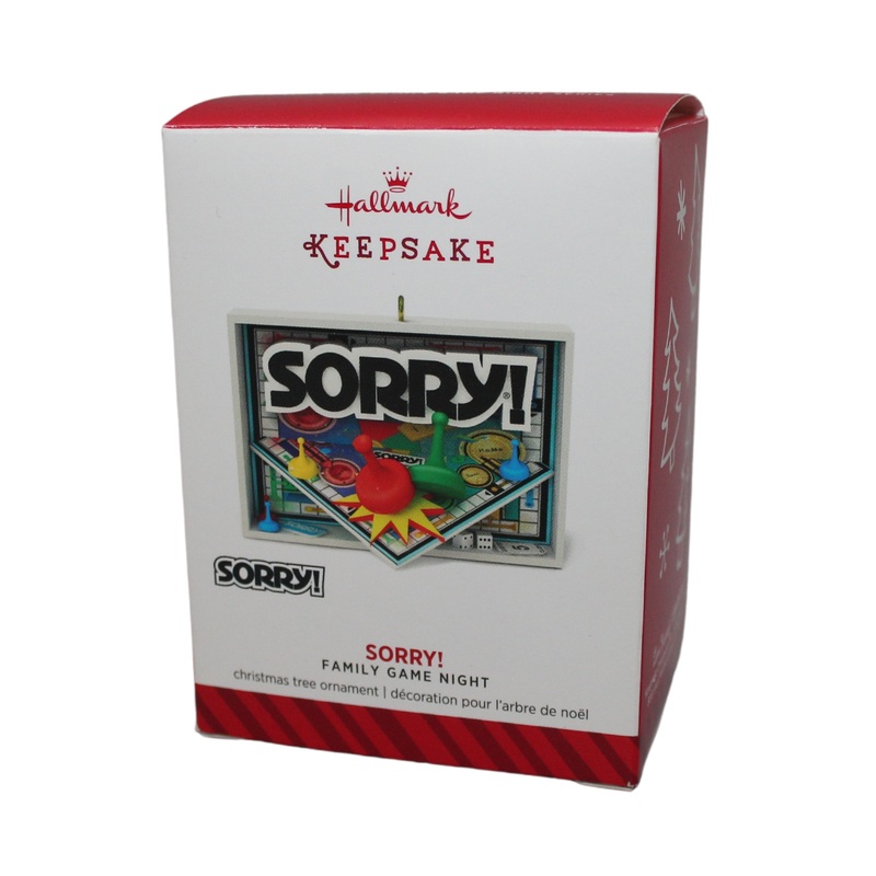 Hallmark Ornament: 2014 Sorry Sliders | QX9246 | Family Game Night