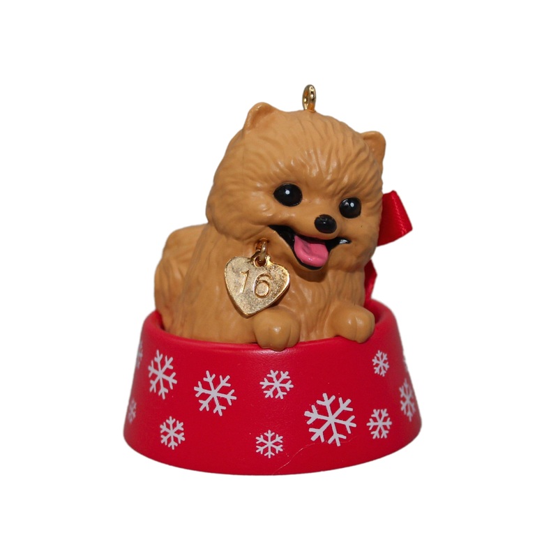 Hallmark Ornament: 2016 Puppy Love | QX9051 | 26th in series
