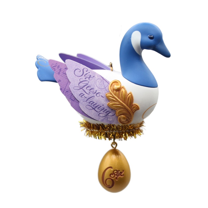 Hallmark Ornament: 2016 Six Geese a-Laying | QX9161 | 12 Days of Christmas